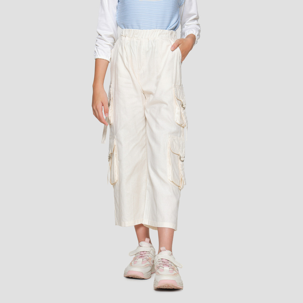 Nevada Wideleg Pocket Celana Anak Perempuan 122080132