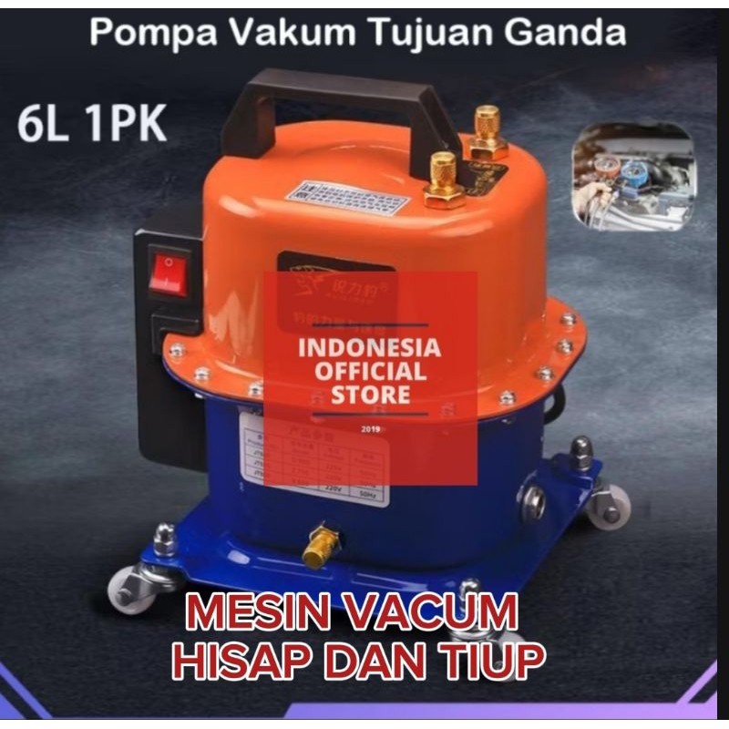 ALAT VACUM AC MOBIL MESIN VACUUM AC MOBIL VAKUM  DUA FUNGSI BISA HISAP TIUP