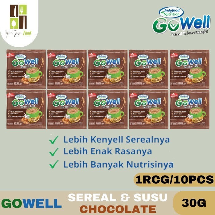 

Classica2106 Gowell Sereal & Susu 30G - 1Rcg/10Pcs / Rasa Vanila / Rasa Coklat / Rasa Taro / Minuman