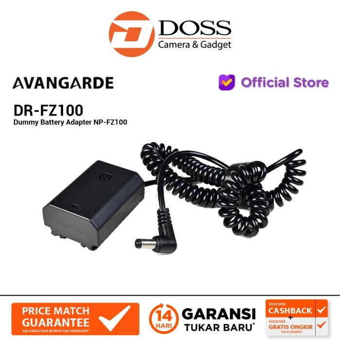 Avangarde DR-FZ100 Dummy Battery Adapter NP-FZ100