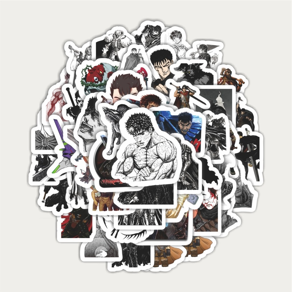 

Sticker Pack Sticker Anime Berserk | Sticker TUMBLR | Stiker LAPTOP KOPER HELM