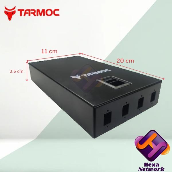 Tarmoc Fiber Optic mini OTB 4 Core SC | Roset FO Besi 4C Kosongan