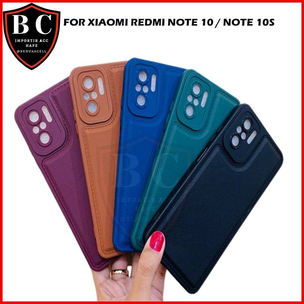 CASE REDMI NOTE 10 - CASE LEATHER PRO XIAOMI REDMI NOTE 10 10S REDMI NOTE 10 PRO REDMI 9T - BC1