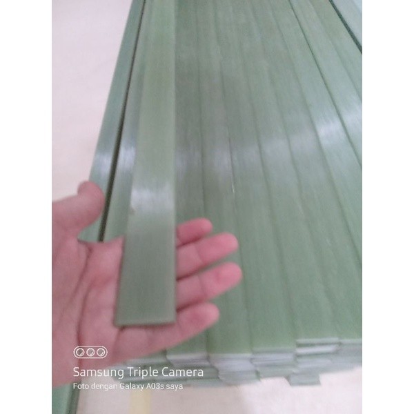 Fiber flat Efg Semi bening 2,5mm #Efg Semi bening 3mm#Ter CO