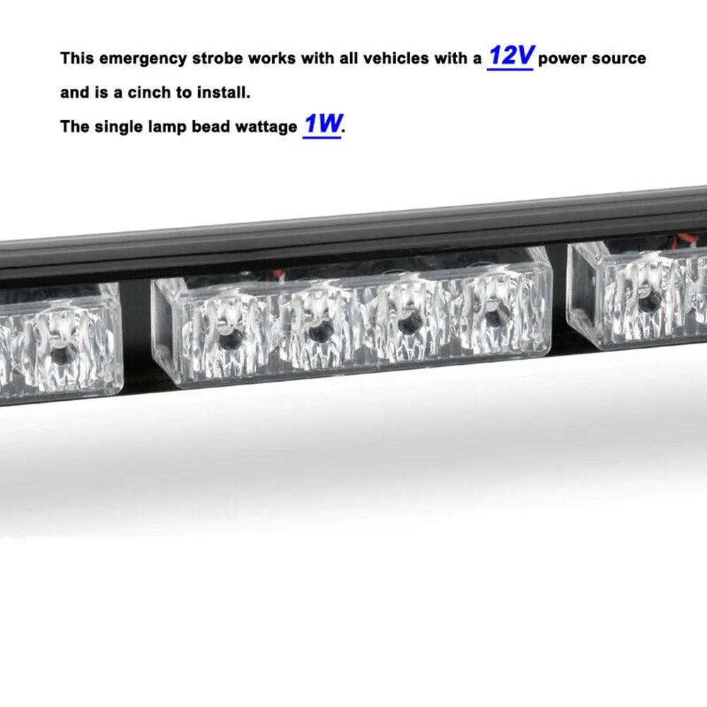 Lyn 16Led Lampu Strobo Mobil Mobil Van Truk Berkedip Lampu Sinyal Peringatan Lampu Polisi Lampu