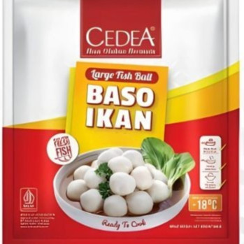

Bakso Ikan Putih Besar Cedea Baso Ikan Kemasan 500 Gr