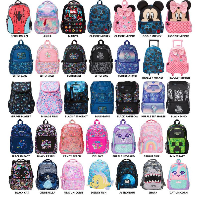 Shf Smiggle import, tas smiggle premium import, tas smiggle , tas smiggle ginal, tas smiggle terbaru