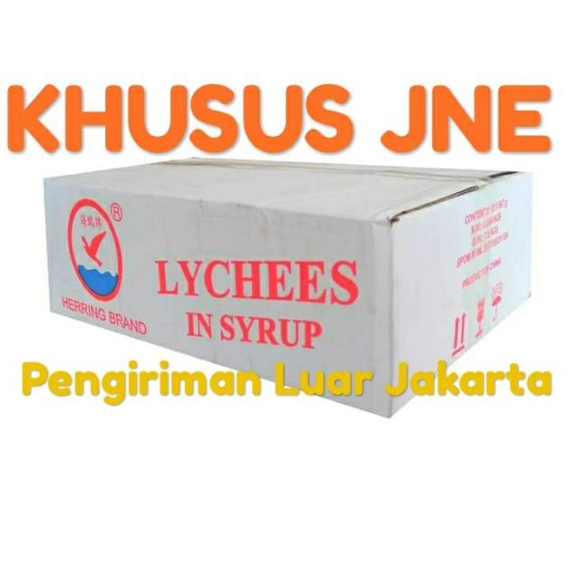 

Lychee | Lychee Can Herring Brand | Lychee Kaleng | Leci Kaleng 1 Lusin JNE TRUCKING