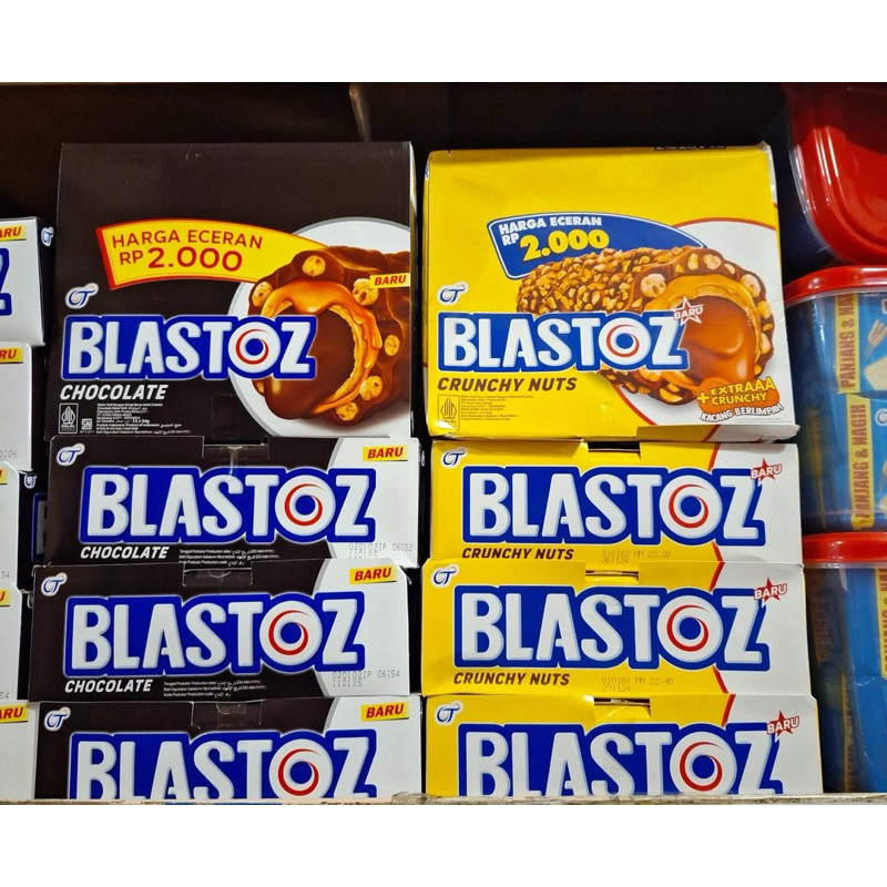 

BLASTOZ 12x24gram Box aneka rasa