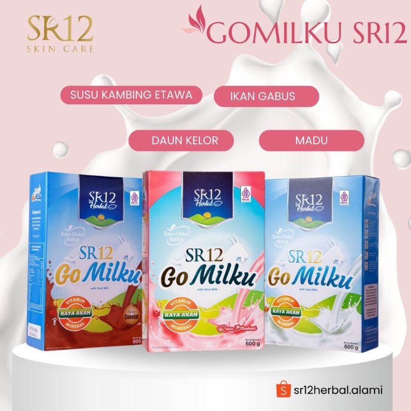 

SR12 GoMilku Susu Kambing Etawa Premium Meningkatkan Kesehatan Imun dan Daya Tahan Tubuh Aman Bumil Busui Halal