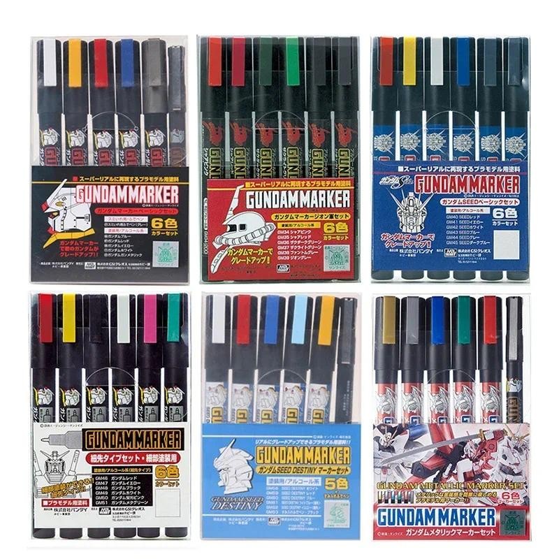 

MR.HOBBY Model Marker Set GMS105/108/109/110/112/113/121/122/124/125/126/127 GSI Creos Paint Markers Color Pen for Model Kit