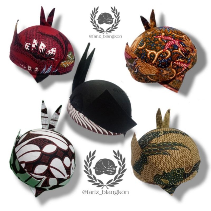 Udeng Cak Surabaya / Blangkon Surabaya / Udeng Tari Remo