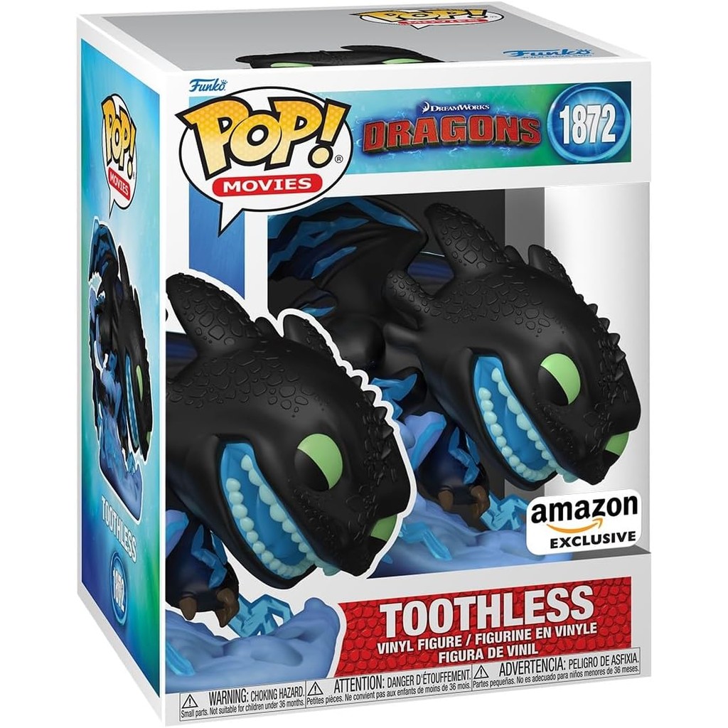 Funko POP Premium: How to Train Your Dragon - Toothless with Lightning