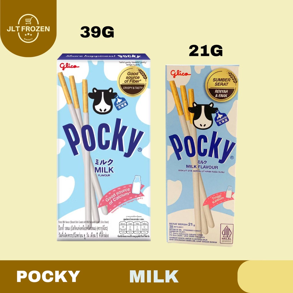 

Glico Pocky Stick Milk 39g/16g / Pocky Rasa Susu / Biscuit Rasa Susu / Kue Stick / Cemilan / Biskuit
