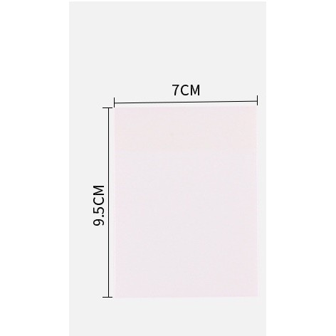 

50 Sheets Creative Transparent PET Waterproof Posted It Sticky Note Pads Notepads Posits for School Stationery Office Supplies