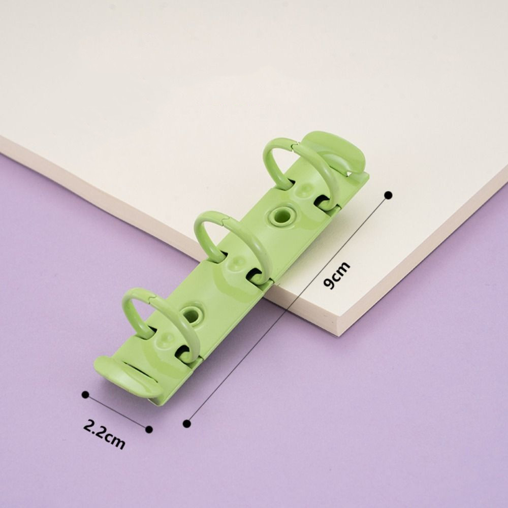 

Detachable Metal Spiral Rings Binder Clip DIY High Quality A8 Paper Binder Clips Diary Album Loose Leaf Ring Notebook Planner