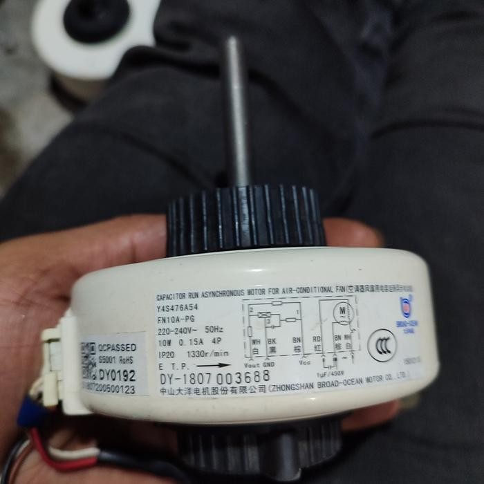 DINAMO FAN BLOWER INDOR AC SHARP NCY UCY ORIGINAL