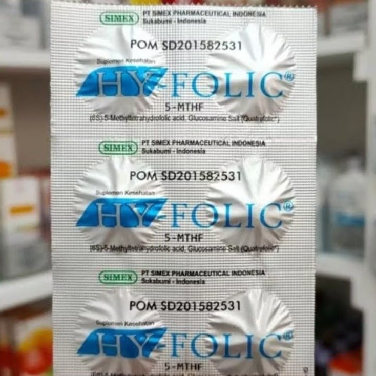 HY-FOLIC / HY FOLIC / HYFOLIC STRIP 6 TABLET
