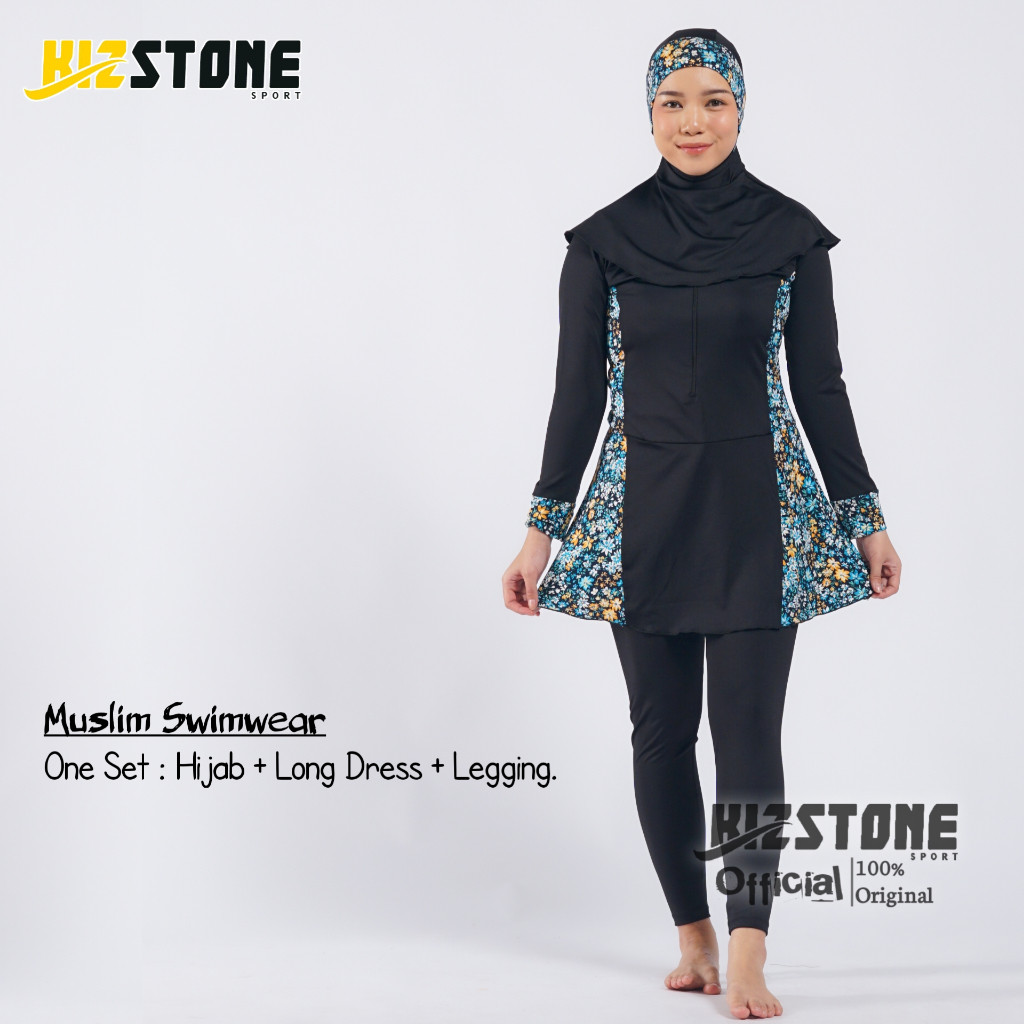 BEST SELLER/ Baju Renang Muslimah Motif | Baju Renang Wanita