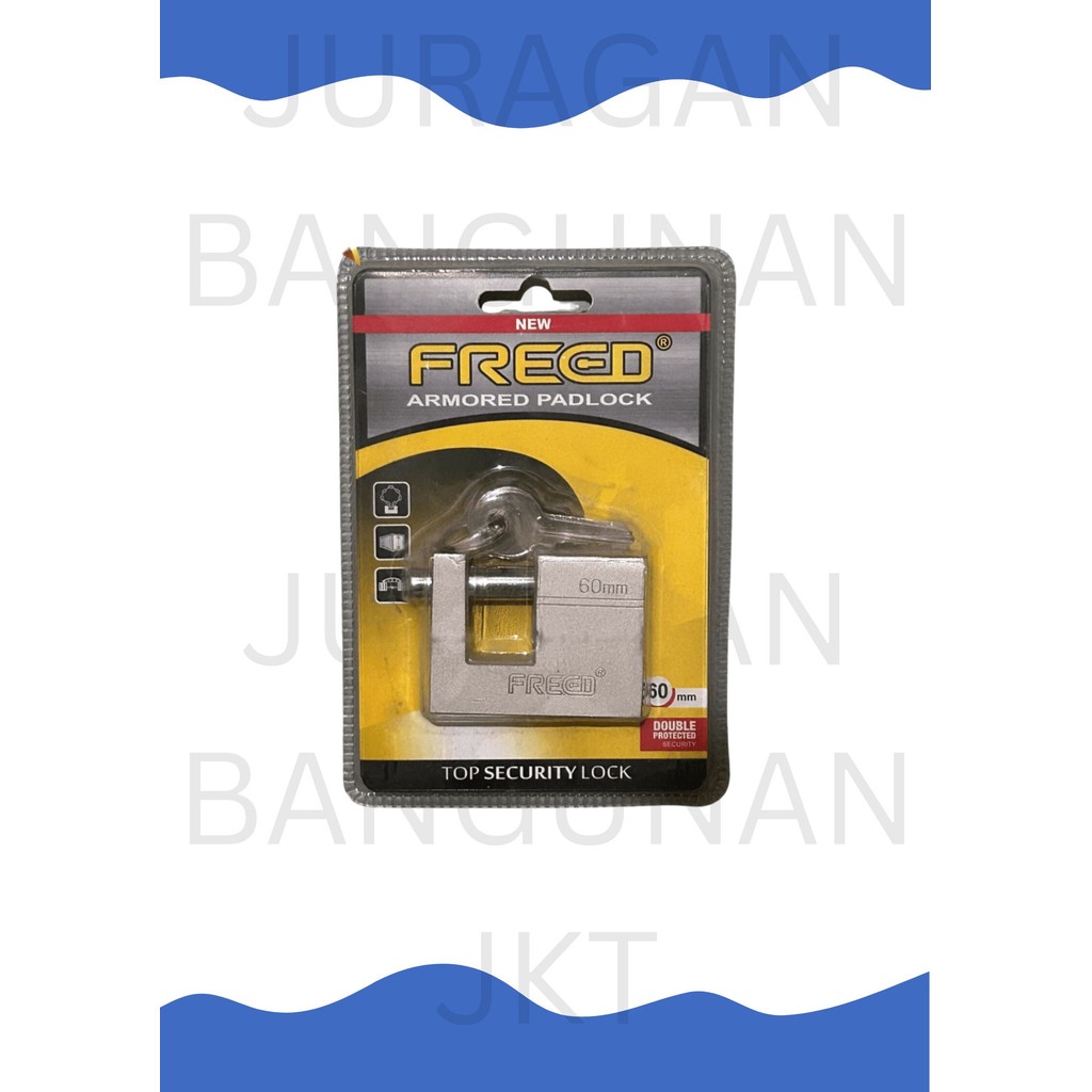 GEMBOK KOTAK FREED 60 MM / GEMBOK PANSER PANZER / GEMBOK GUDANG