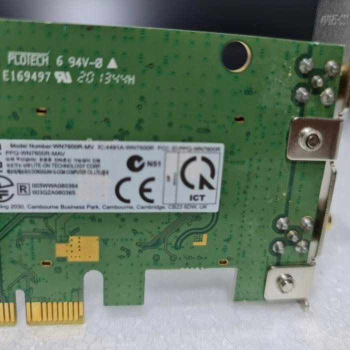 HP WL-LAN 802.11 B/G/N PCI-E Wireless Adapter Lengkap AntennaNew