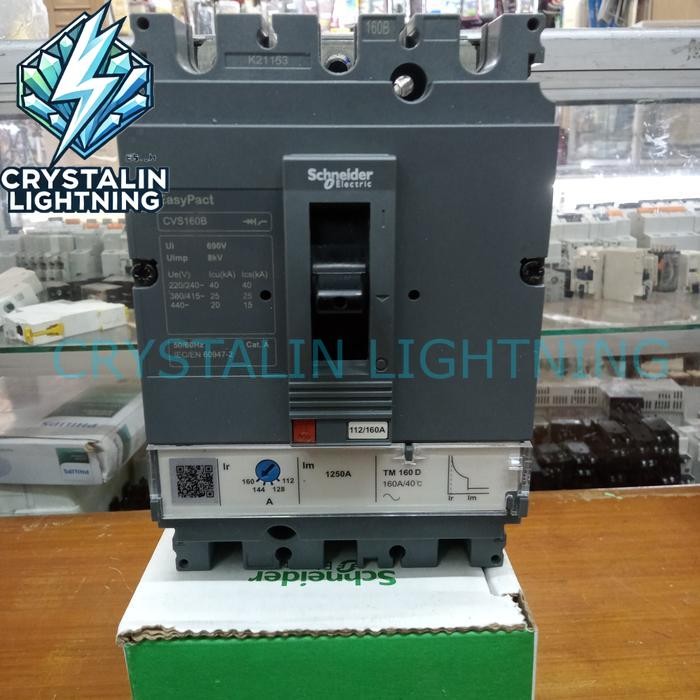 mccb cvs160b 3p 160a Schneider