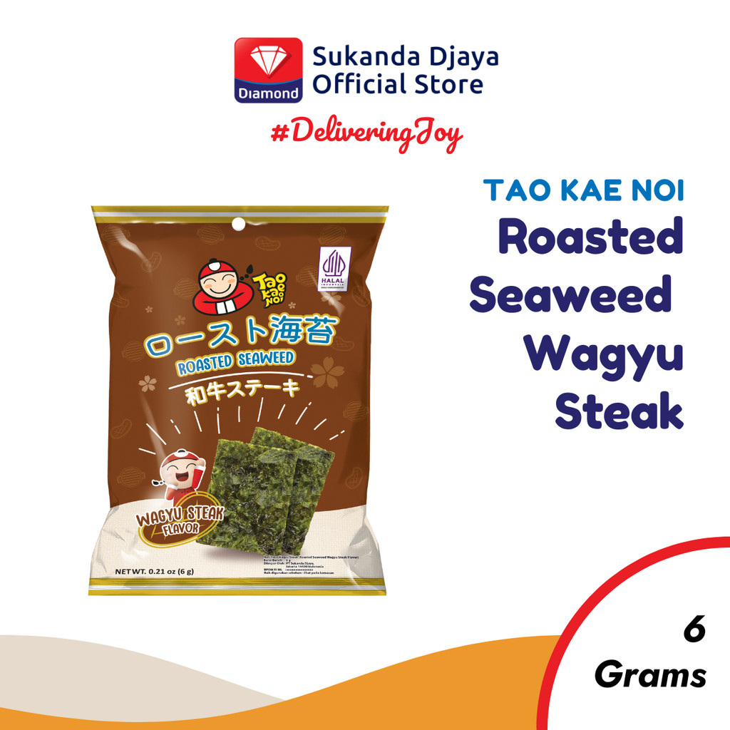 

Tao Kae Noi Rumput Laut Roasted Seaweed Wagyu Steak 6 gr