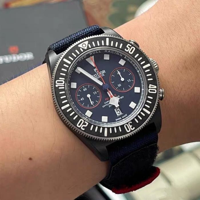TUDOR Pelagos FXD Chrono M25807KN-0001 Alinghi Red Bull Racing Edition Preowned