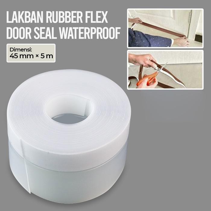 

Alloet Lakban Rubber Flex Door Seal Strip Bottom Waterproof