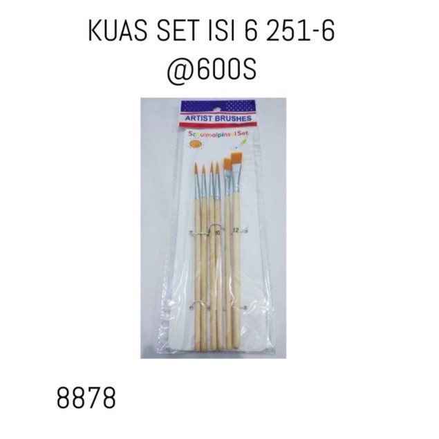 

KUAS SET ISI 6 251-6