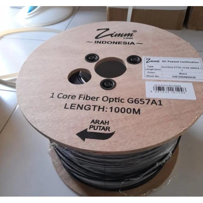 kabel fiber optic 1 core 3 seling zimmlink