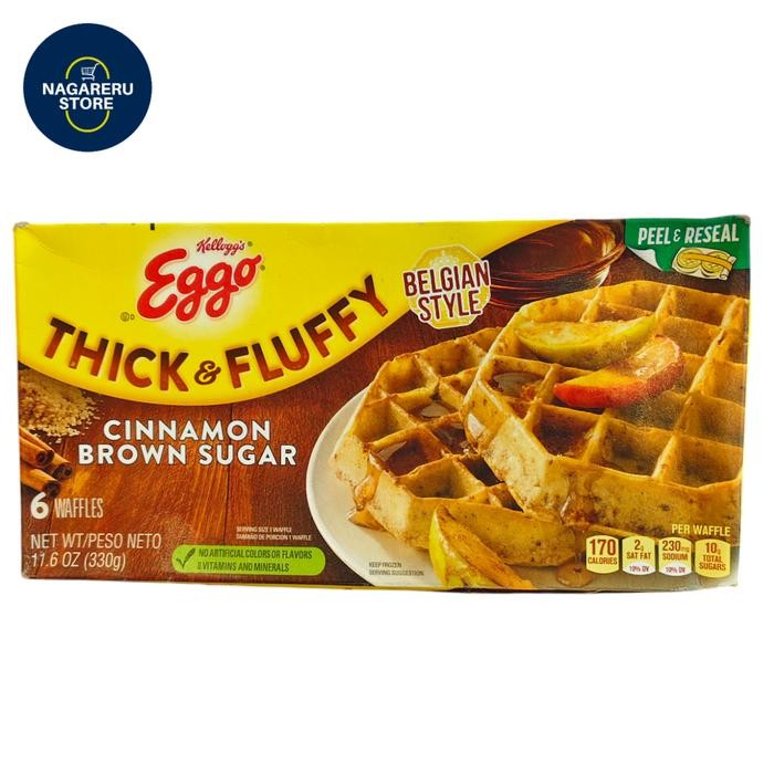 

Kellogg's eggo thick and fluffy cinnamon brown sugar 330gr