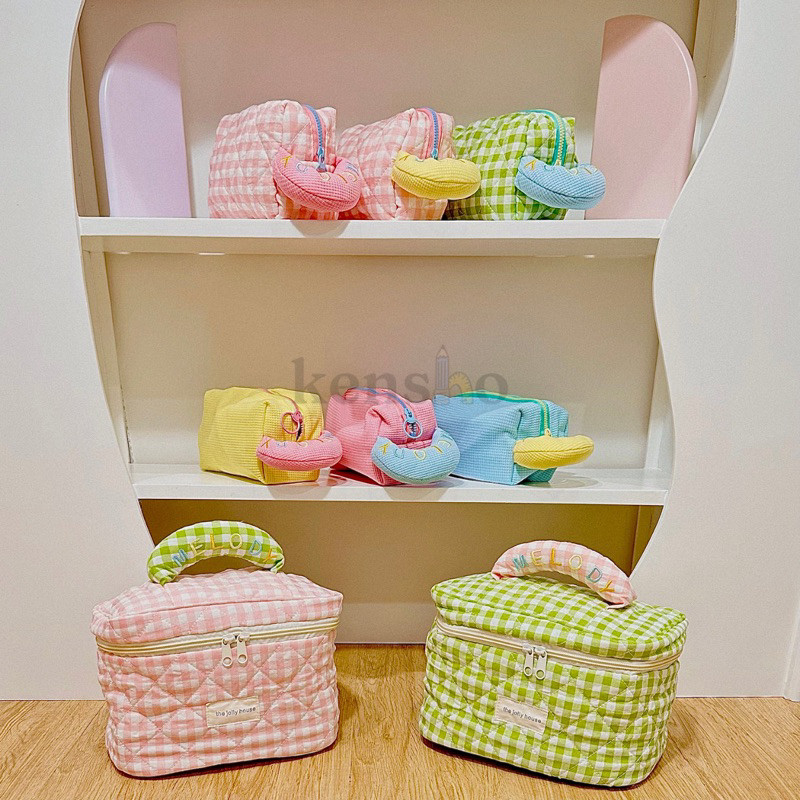 

COD KENSHO Kotak Pensil Pouch Sleting/ Tempat Makeup / Tas Aksesoris Wanita Pastel Aesthetic Korea Import Lucu Melody HOTT