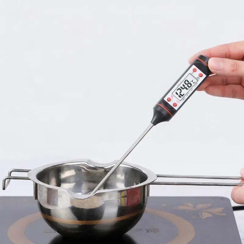 

Digital Thermometer with 15cm Long Probe Candle Making Kits Measure Liquid Soy Paraffin Wax Baked Milk Meat BBQ Wax Melts