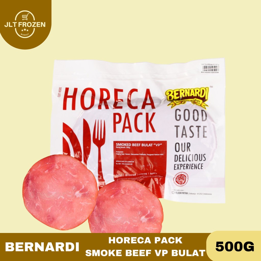 

Bernardi Horeca Pack Smoked Beef Bulat & Kotak [VP/SO] 500GR