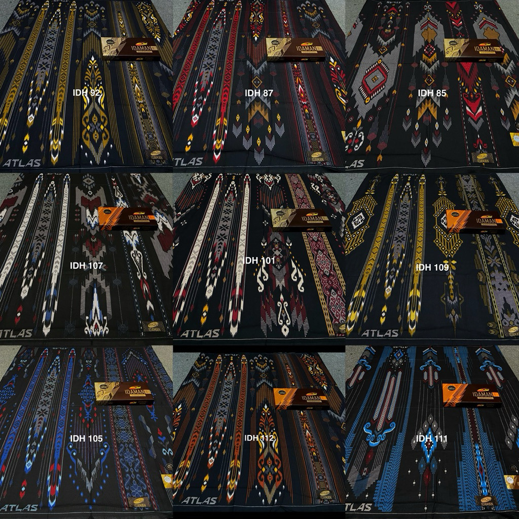 sarung atlas idaman harmoni|atlas serasi|motif BHS|terbaru