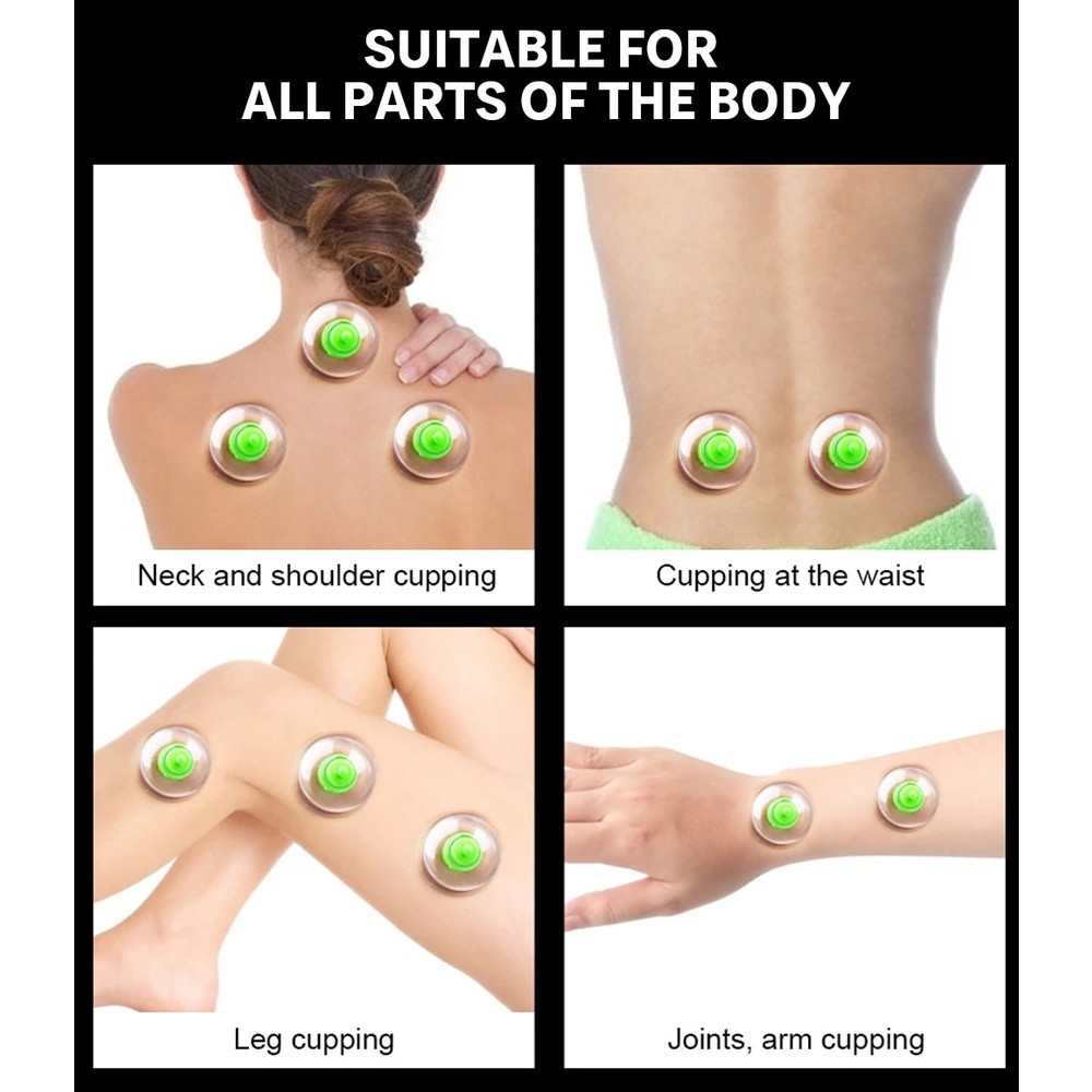 

FR GALLERY - Alat Bekam Kop Angin isi 6pcs Vacum Cupping Cup Therapy Tools Tabung Cangkir Hisap Detox Tubuh Mengobati Masuk Angin Pull Out Avacum Apparatus borneo store