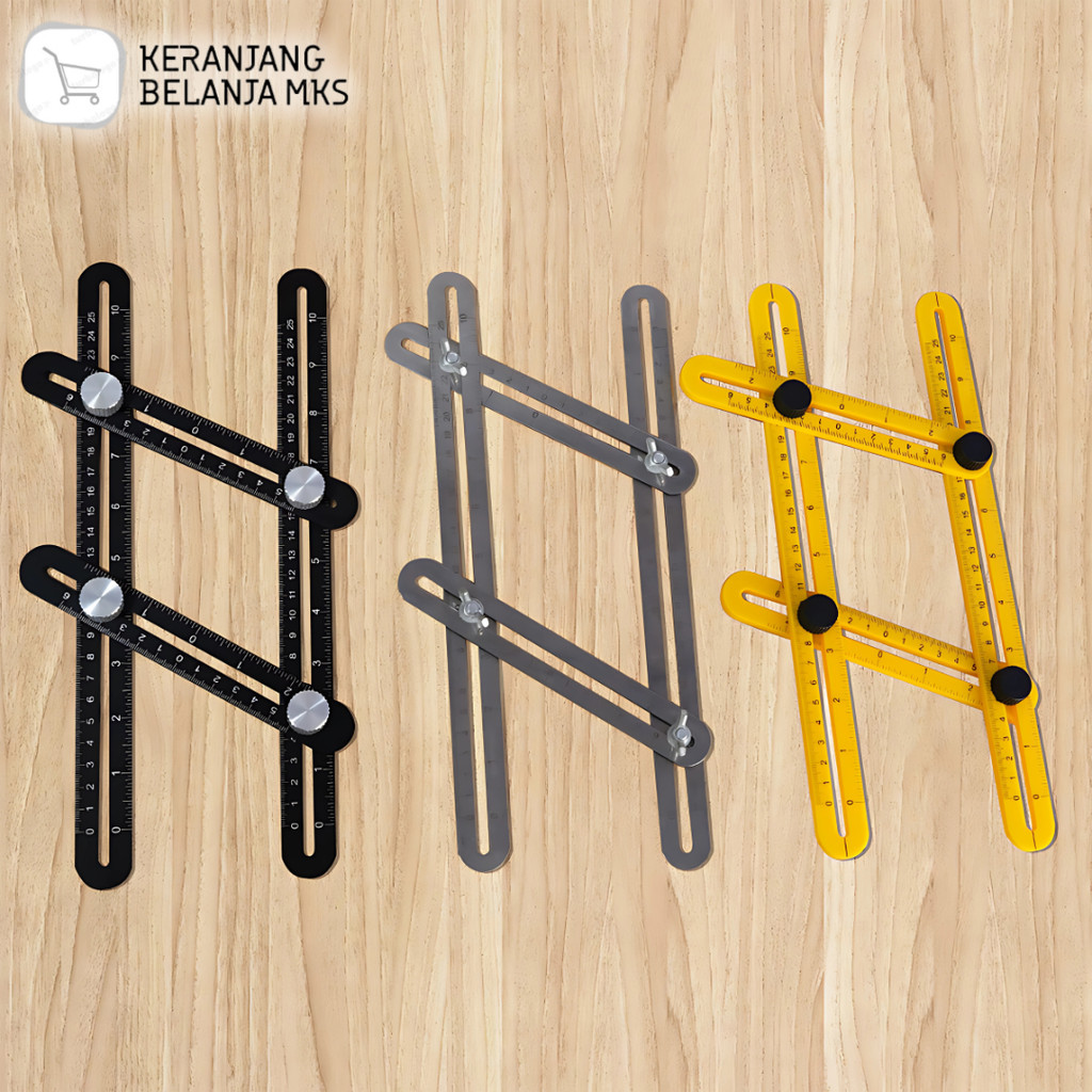

Penggaris 4 Sudut Flexible Four Sided Corner Folding Ruler