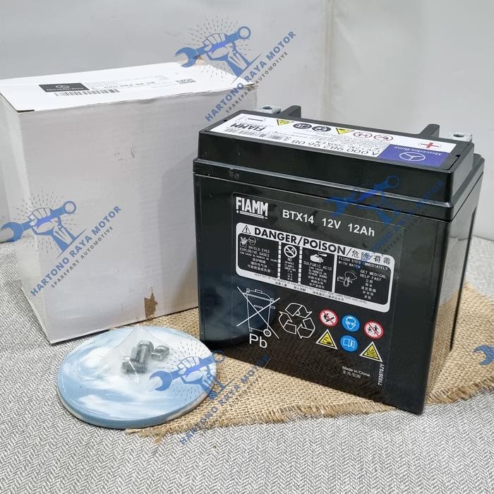 Auxiliary Battery Mercedes Benz ORI Accu Aki Starter Mercy A0009829608