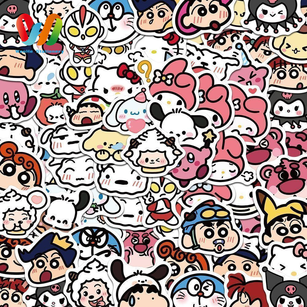 

Stiker Kartun Yang Lucu Kreatif Diy Untuk Komputer, Washi, Scrapbooking, Laptop Dll