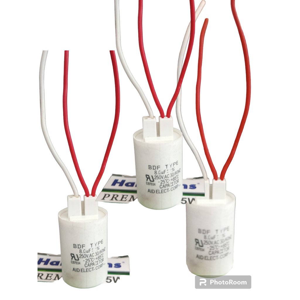 KAPASITOR POMPA AIR, 8 UF,10 UF 12 UF