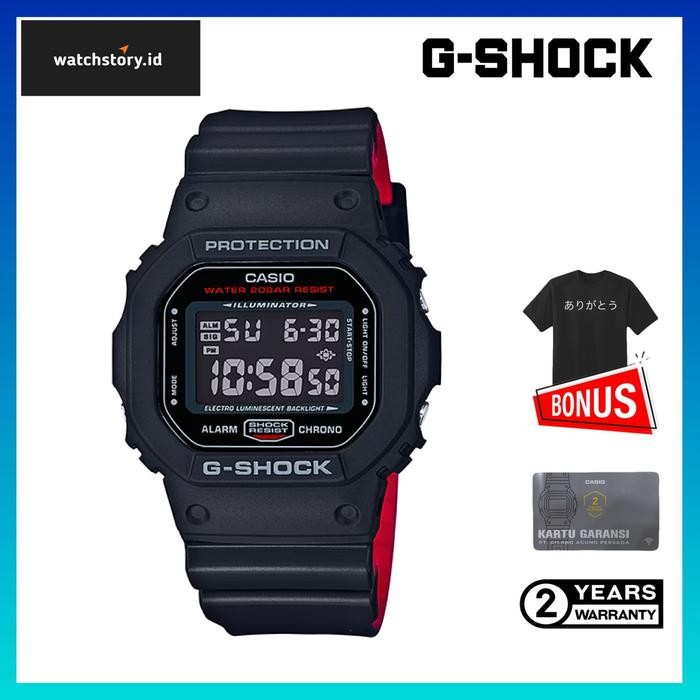 Jam Tangan Digital G-Shock Original DW-5600HR-1DR