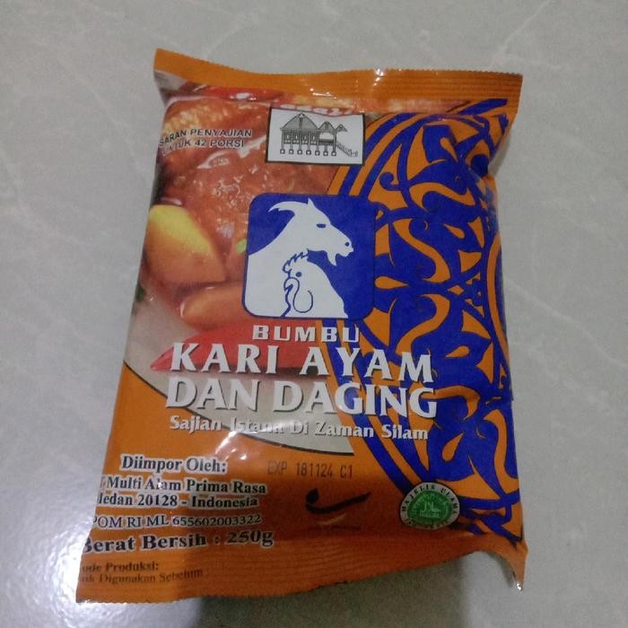 

Qr Mall- Terbaru~[BEST] Adabi Bumbu Kari Ayam dan daging Halal 250 gr Organik