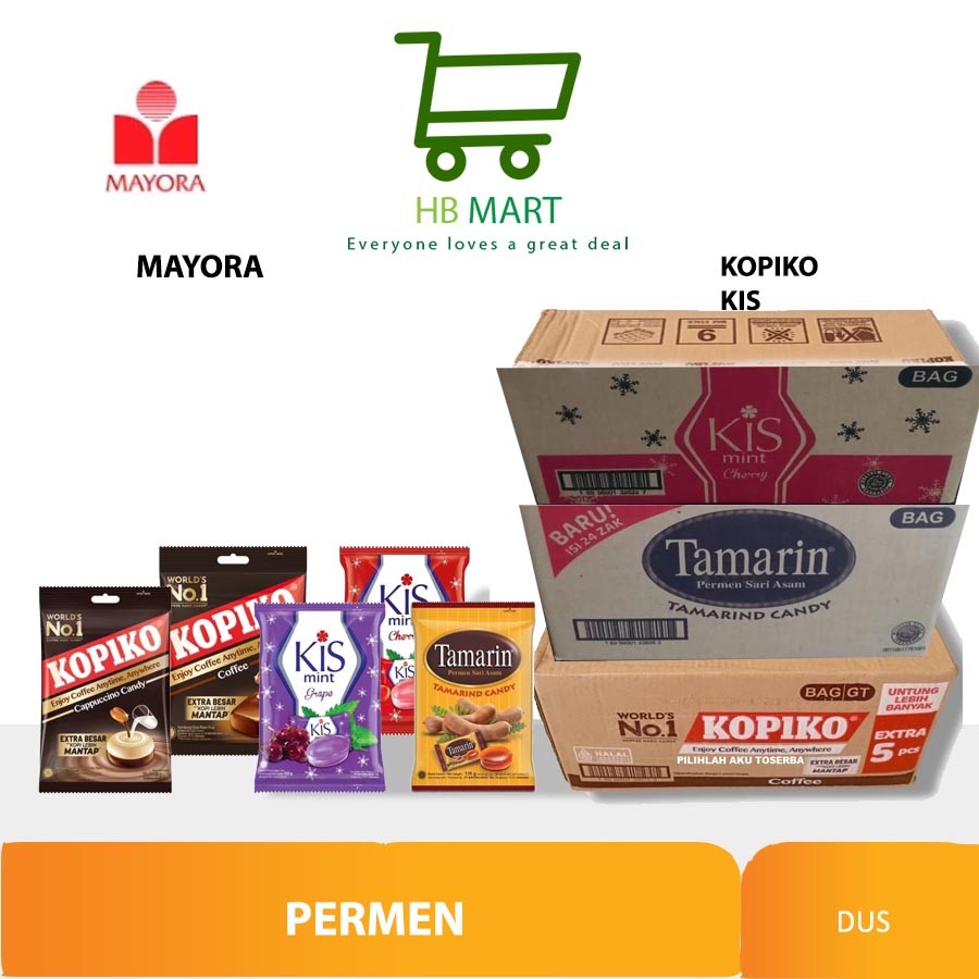 

PERMEN KOPIKO / KIS / TAMARIN - ( HARGA 1 DUS )