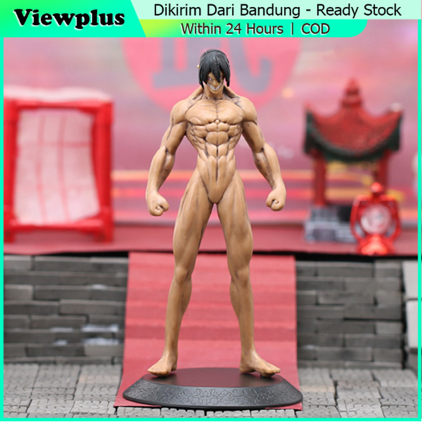 ACTION FIGURE ATTACK ON TITAN EREN YEAGER LEVI ANNIE REINER BRAUN ARMORED COLOSSAL TITAN FORM TOPPER