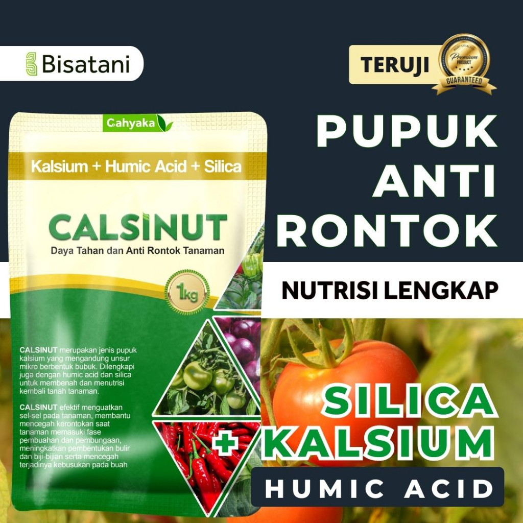 Kalsium Tanaman Bunga Buah CALSINUT 1KG/ Calcium Buah/ Calsium Sayuran