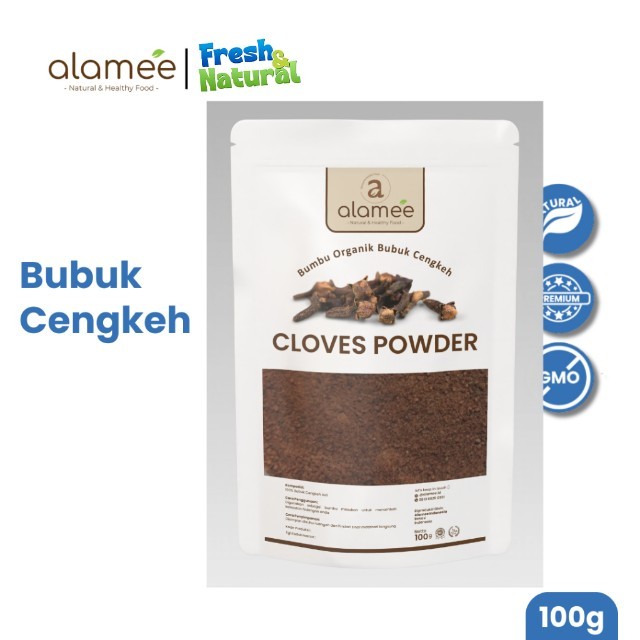 

ALAMEE Cengkeh Bubuk Clove Powder Ground Spice Murni Asli Tanpa Campuran Bumbu Organik 100g fresh and natural