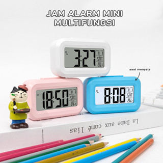 Alarm LED Mini Lucu/Jam Alarm Digital Smart Clock Waker Jam Meja Digital Minimalis Jam Meja Mini