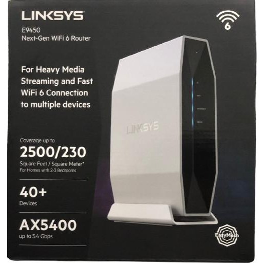 Linksys E9450 Dual-Band AX5400 WiFi 6 Router / linksys E 9450