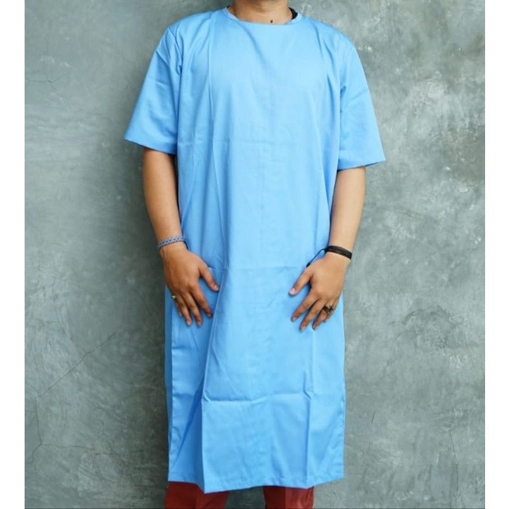 Baju Pasien Rawat Inap - Baju Pasien Ikat Belakang - Baju Rumah sakit - Rawat Inap - 01